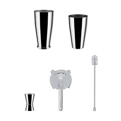 Alessi-Lunar Eclipse Set in 18/10 stainless steel
